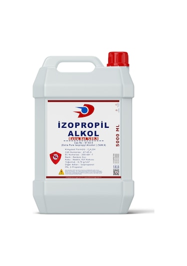 İzoPropil Alkol (İPA) | Dezenfektan | Extra Saf %99.90 | 5 Litre