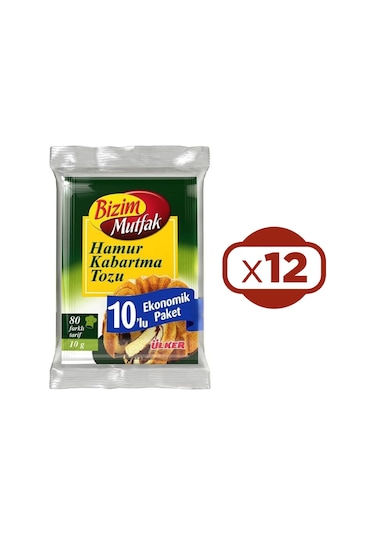 Bizim Mutfak Hamur Kabartma Tozu 10 Lu X 12 Adet