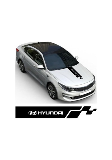 Hyundai Kaput Oto Sticker Yapıştırma