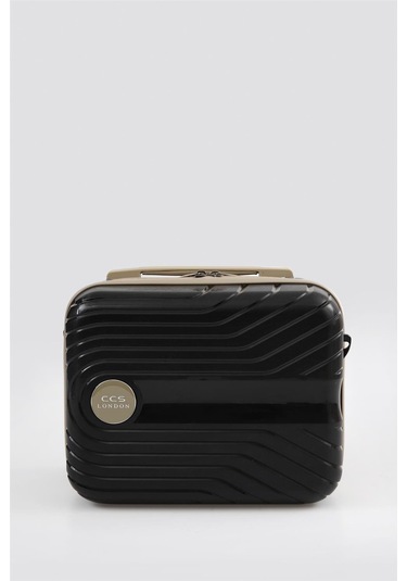 Ççs Unisex Makyaj Çantası C.ccs5240 Siyah-bej