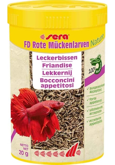 Sera Fd Bloodworms Kan Kurdu Nature 250 ML