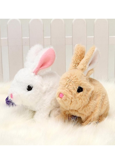 Yürüyen, Sesli Hareketli Sevimli Peluş Bunny Tavşan - Sweet Bunny 001