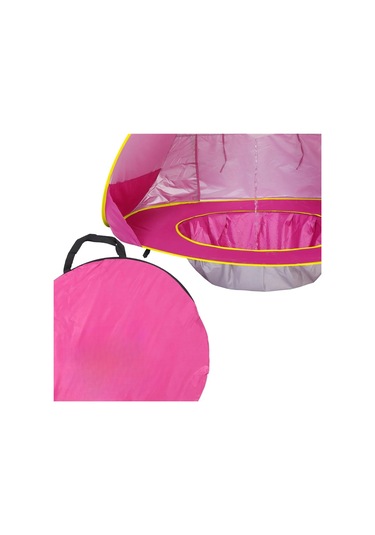 Bebek Havuzlu Plaj Çadırı, 50+ Upf Uv Korumalı Su Geçirmez Çocuk Çadırı Pembe