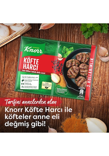 Knorr Köfte Harcı Anne Köftesi Tadında 2 Kullanımlık 3 x 82 G