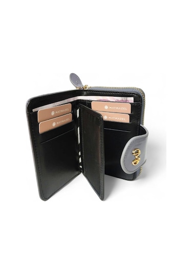 13x9x3 -matmazel Kadın Cüzdan-203210405 Lila/siyah