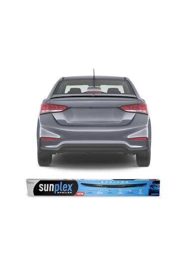 Hyundai Accent Blue Spoiler Bagaj Üstü Sunplex Piano Black 2011-