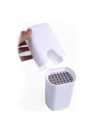 Ulzyvf Cbtx Mutfak Gereçleri 3d Patates Dilimleyici Makinesi Beyaz Beyaz