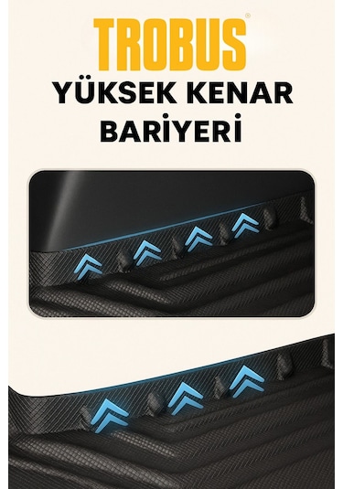 Fiat Palio 2008 Carbon Desen Havuzlu Paspas Kaymaz & Koku Yapma