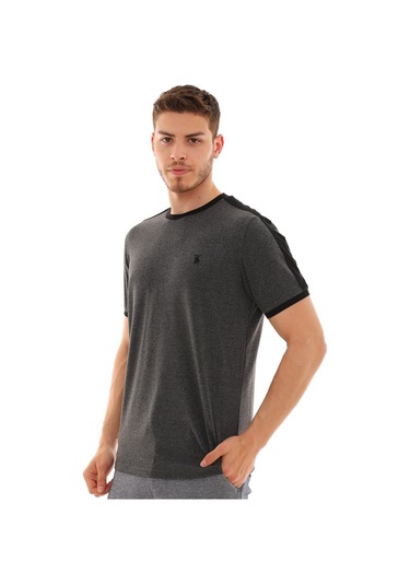 T8584 Dewberry Erkek T-shırt-antrasit Antrasit