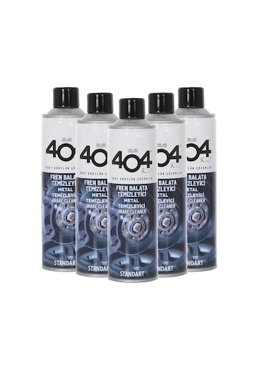 404 Fren Balata Ve Genel Temizleyici Spreyi 500 Ml - 5 Adet