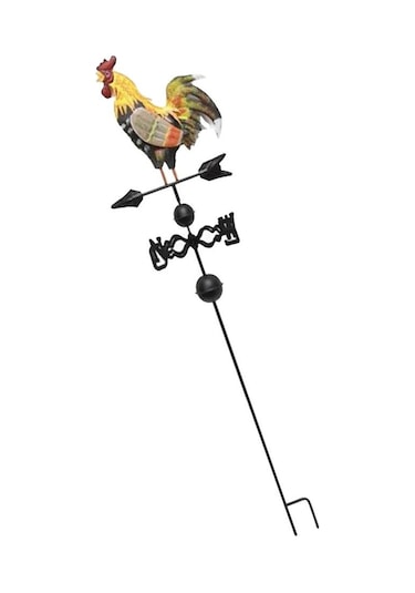 Suntek 47 '' Avrupa Metal Boyalı Horoz Rüzgar Gülü Yön Burcu