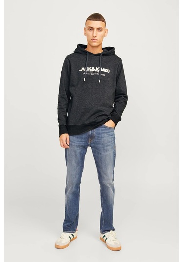 Jack & Jones Alvis Kapüşonlu Erkek Sweat 12256848 Yeşil