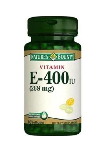 Vitamin E 400 Iu Pure D-Alpha 50 Kapsül