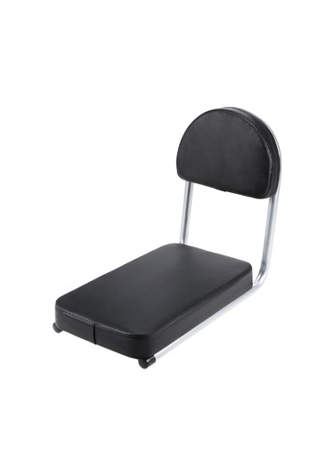 Geeroyoo Yeni Siyah Bisiklet Ve Elektrikli Bisiklet Arka Koltuk Yastığı, Suya Dayanıklı Pu Deri, Rahat Ve Kolay Kurulum Siyah