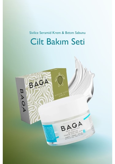 Baga Nemlendirici Seramid Cilt Bakım Kremi 50 ML + Bıttım Sabunu
