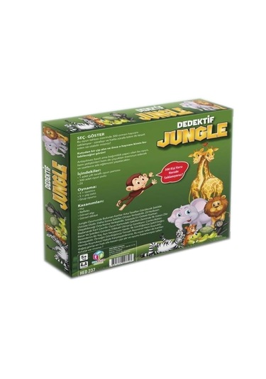 Dedektif Jungle Eğitici Dikkat Oyunu Zeka Geliştirici