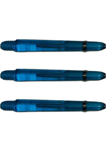 5 Set 15 Adet 48mm Mavi Polikarbon Şeffaf Dart Shaft-şaft.