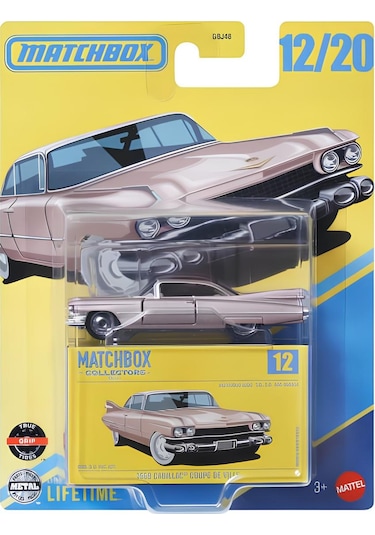 Matchbox Premium Arabalar 1959 Cadıllac Coupe De Vılle Jcl29 Çok Renkli