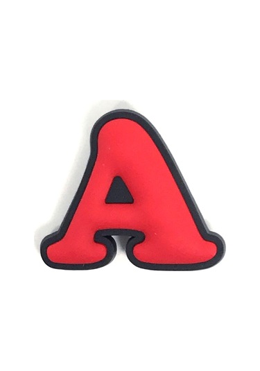 Crocs Terlik Süsü & Renkli Aksesuar Harf Jibbitz Kırmızı