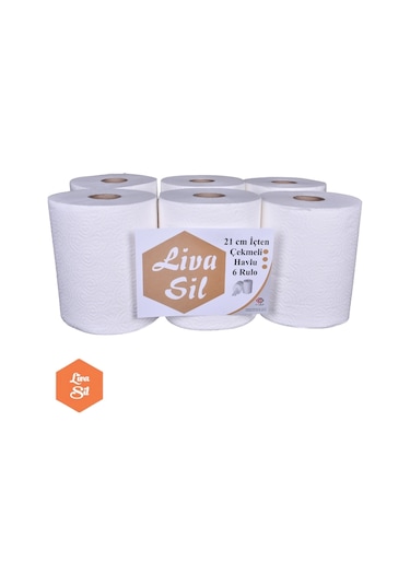 Livasil İçten Çekmeli Havlu 6 Rulo 3 KG