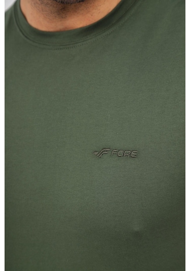 Fore Sport Erkek Bisiklet Yaka T-shirt Haki
