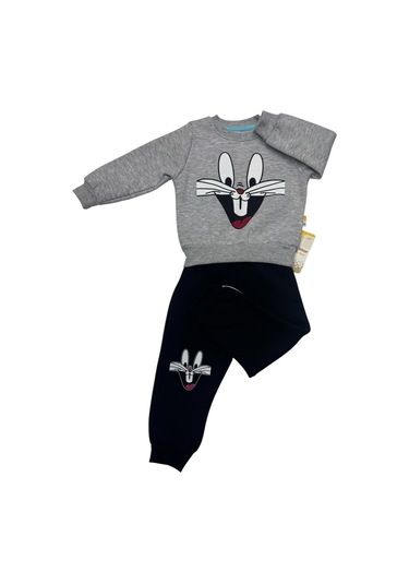 Kapşonlu Takım Gri