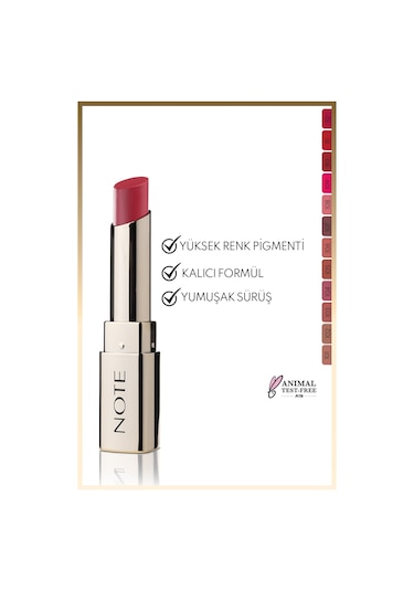 Note Cosmetics Iconic Matte Lipstick Kalıcı Mat Ruj 112 Powerful - Kırmızı 112