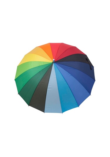 Elbahediyelik Mobgift Gökkuşağı Baston Şemsiyesi (Rengarenk) Diğer