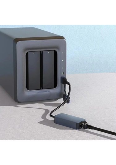 Cr14 Type-c / Usb 3.0'dan 2500mbps Rj45 Ethernet Adaptör Mac Windows Uyumlu Alüminyum Kasa 2.5gbps