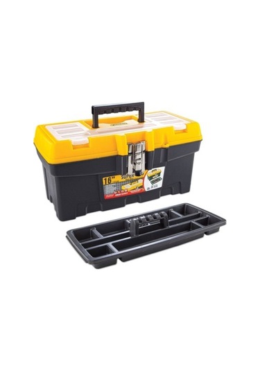 Süper Bag 2076 16 Inç Takım Çantası Alet Kutusu Organizer Düzenleyici Metal Kilitli