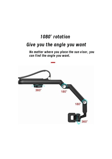 Ulzyvf Evrensel Araç Telefon Tutucu 360 Döner Ayarlanabilir Silikon Stand - Yeşil Yeşil