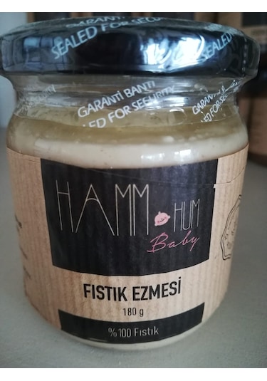 Hamm-Hum Fıstık Ezmesi Bebek Serisi Sade 180 G