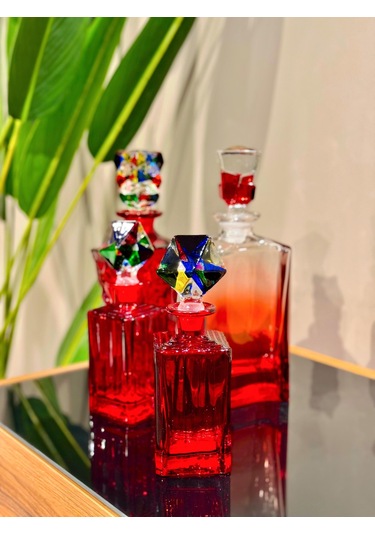 Mikasa Moor Kırmızı Degrade Cam Şişe 29cm 800ml P091.343279