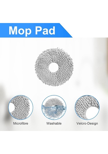 Leasetake Ecovacs Deebot X2 Omni Robot Süpürge Yedek Parçaları Ana Yan Fırça Hepa Filtreleri Paspas Pedleri Toz Torbaları