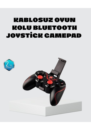 Kablosuz Bluetooth Oyun Kolu Tv Pc Uyumlu Ergonomik Tasarım