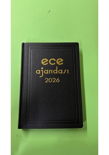 Ece 2026 Ajanda Asya Ajandası 17x24 Ticari Ajanda Günlük Siyah