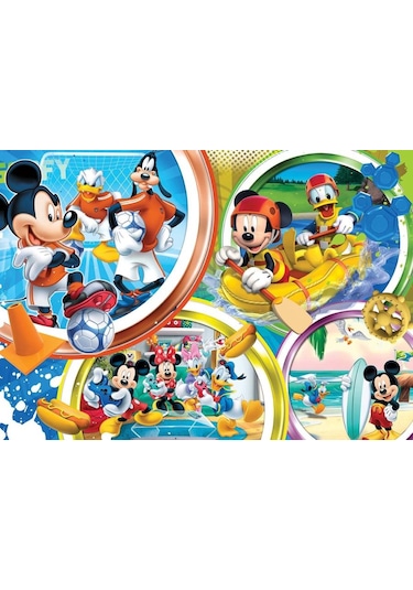 Ks Mickey Mouse Puzzle 200 Parça.