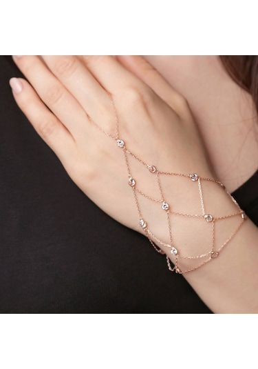 Chic Gümüş Şahmeran 925 Ayar Gümüş Rose Gold