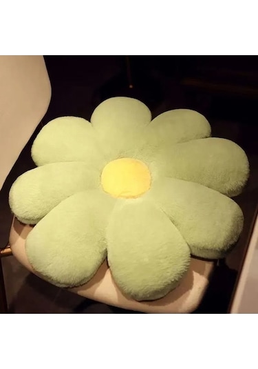 Fortunelane Çiçek Desenli Yastık - Yumuşak Sentetik Kürk, Oturma/dekor, Salon/yatak Odası İçin