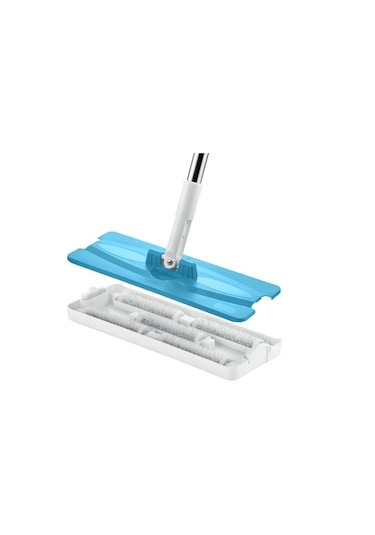 Stepy Flat Broom Set Gırgır Seti Beyaz - Mavi
