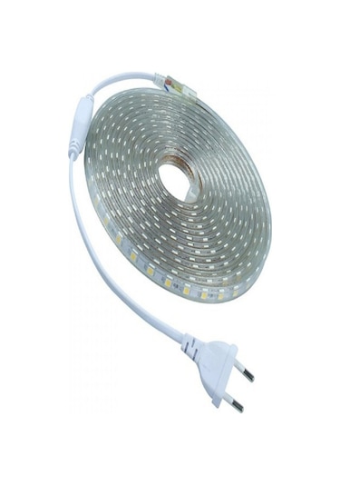 Flexible Strip Hortum Şerit Led Işık - 220 Volt Mavi 2 Metre