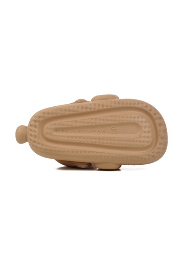 Bej Unisex Çocuk Sabo Terlik Doggy F Bej