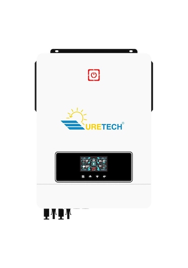 Uretech 10.2kva 10.2kw 10200 Watt Tam Sinüs Akıllı Mppt 160a 55-450vdc İnverter 48vdc-220vac 11kw İnvertör