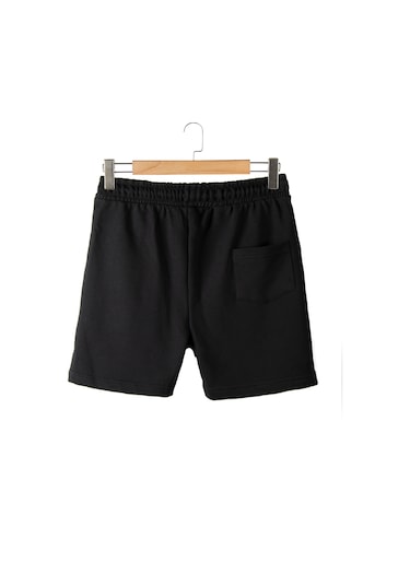 Terapi Men 2'li Erkek Siyah - Ekru Basic Regular Fit Şort & Bermuda Siyah-ekru