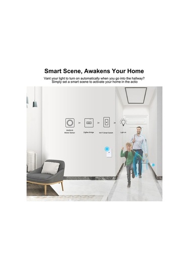 Moly Zigbee Akıllı Pır Hareket Sensörü, Snzb-03, 6m Algılama, 110 Açı, Pil Dahil, Ifttt Desteği