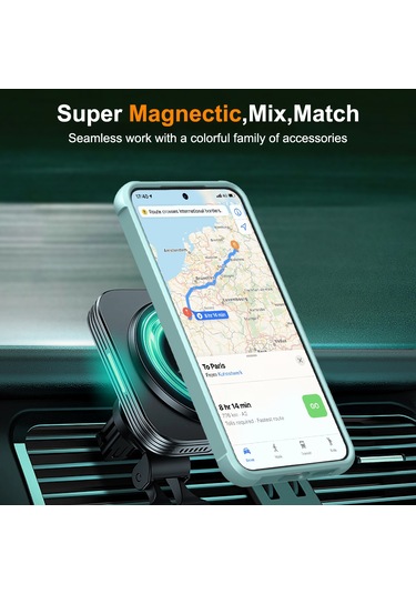 Samsung Galaxy S25 / S24 Kılıfı Magsafe Döndürülebilir Halka Ayaklı Tpu + Pc Telefon Kılıfı İle Uyumlu Açık Mavi