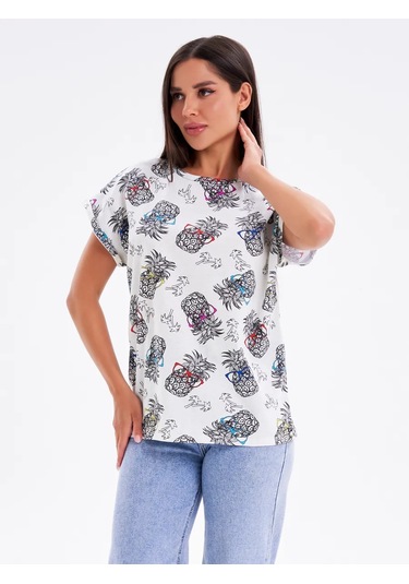 Insolito Raglan Kısa Kollu Şık Bluz 388445101 Beyaz