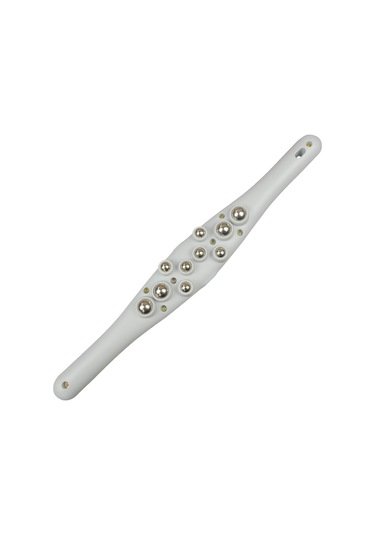 Suntek Sırt Vücut Boyun Bacak Için Boncuklu Makaralı Top Gri