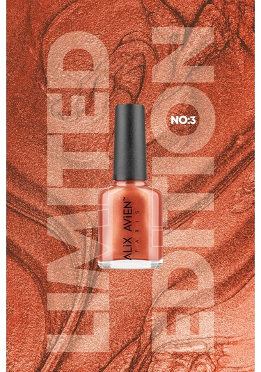 Alix Avien Limited Edition Sedefli Somon Oje-yüksek Pigmentli Uzun Süreli Kalıcı Hızlı Kuruma-nail Lacquer No:3