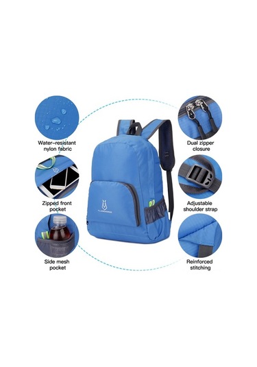 Flybuy Yürüyüşü Suya Sırt Seyahat Mekan Kırmızı Katlanabilir Kamp Kadınlar İçin Hafif Günlük Erkekler Dış Dayanıklı Dağ Çantası Çantası Çanta Qr Kırmızı